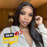 SPECIAL OFFER! 4*4 HD LACE REALISTIC TRANSPARENT WIG 180% DENSITY